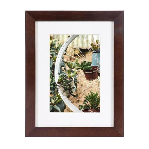 Henzo Fotolijst Jardin Donkerbruin 20x30 cm met Passe Partou, Huis en Inrichting, Woonaccessoires | Lijsten, Verzenden