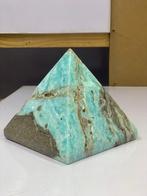 Blue Aragonite gepolijst Piramide - Hoogte: 14 cm - Breedte:, Verzamelen