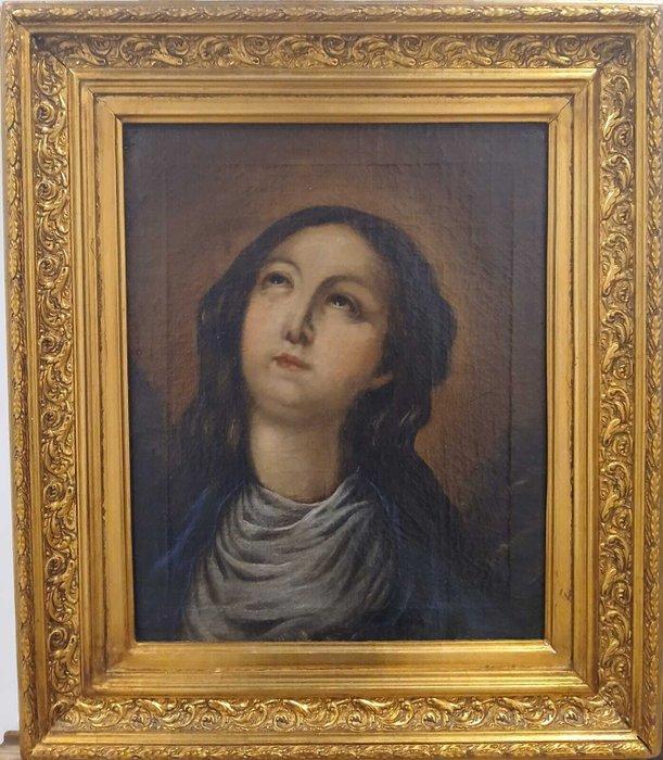 Italiaanse school (XVIII) - NO RESERVE - La Virgen María, Antiek en Kunst, Kunst | Schilderijen | Klassiek