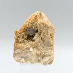 Blauwe fluoriet in een geode van dolomiet, Sardinië Geode -