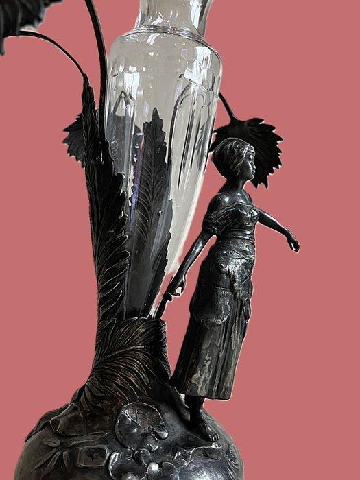 Orivit - Vaas - Tin - Jugendstil, Antiek en Kunst, Kunst | Designobjecten