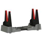 vidaXL Schietsteun Verstelbaar Grijs 46 x 14 x 19,5 cm, Verzenden, Nieuw