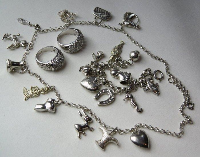 Zonder minimumprijs - 3-delige sieradenset Zilver - perfecte, Bijoux, Sacs & Beauté, Bijoux anciens