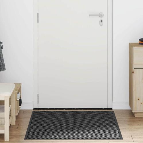vidaXL Deurmat 80x120 cm antracietkleurig, Tuin en Terras, Deurmatten, Nieuw, Verzenden