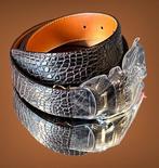 Santoni - Santoni exclusive crocodile belt new luxury line -