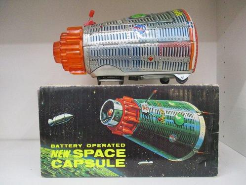 Horikawa S.H. - Jouet en étain - Nasa New Space Capsule,, Antiek en Kunst, Antiek | Speelgoed