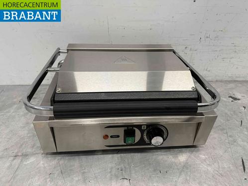 RVS Contactgrill Paninigrill Grill Glad/glad 230V Horeca, Zakelijke goederen, Horeca | Keukenapparatuur, Ophalen of Verzenden