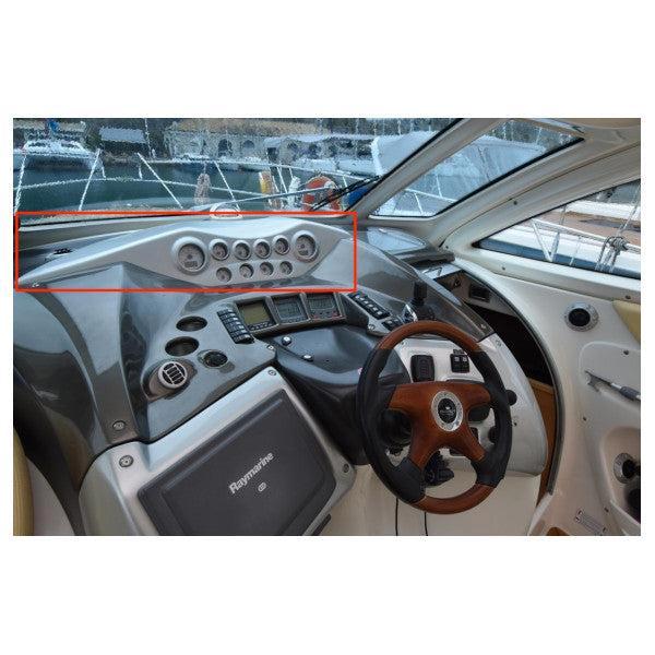 Bieden: Cranchi Mediterranee 43 instrumenten panel metallic, Watersport en Boten, Bootonderdelen, Ophalen of Verzenden