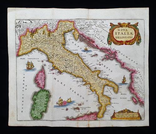 Europe - Italie / Sardaigne / Sicile / Lombardie / Piémont /, Boeken, Atlassen en Landkaarten