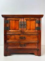 Kast - Hout, Metaal - Azië - Qing-stijl Apotheekkastje, Antiek en Kunst