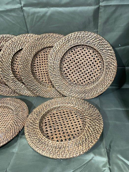 Onderbord (7) - Rattan, Antiek en Kunst, Antiek | Meubels | Tafels