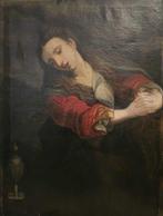 Italiaanse school (XVII) - Magdalena Penitente - NO RESERVE, Antiek en Kunst, Kunst | Schilderijen | Klassiek