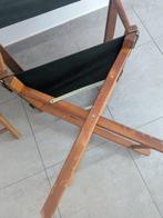 Fauteuil (2) - Hout, Textiel - stoel scenario-schrijver, Antiek en Kunst