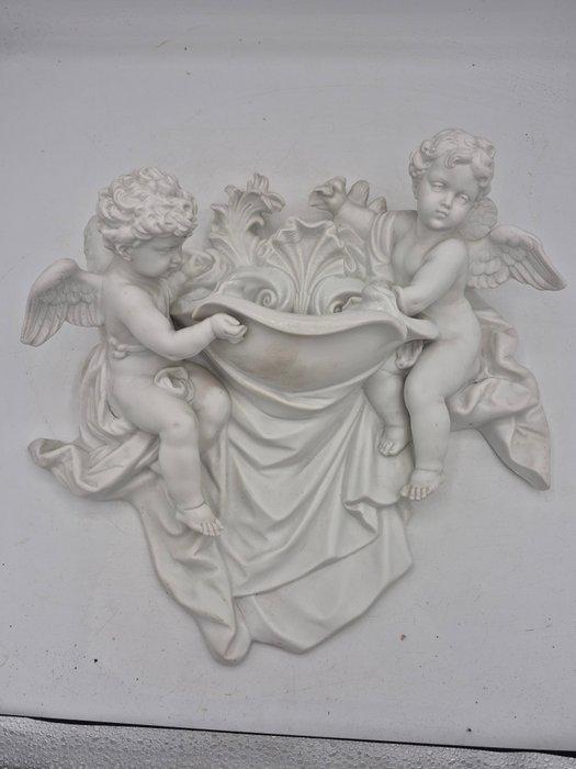 Wijwatervat - Begin 20e eeuw - Putti - 32 cm, Antiek en Kunst, Kunst | Niet-Westerse kunst