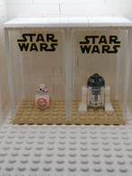 Lego - LEGO NEW R2-D2 , BB8 minifigure in display case with, Nieuw