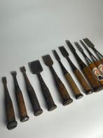 Beitelset van 11 stuks (Vintage Japanse timmer- en