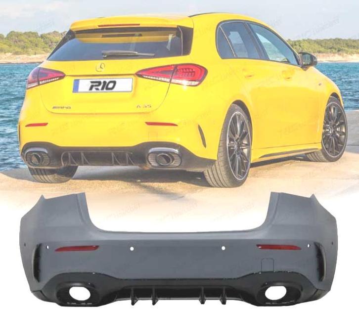 PARE-CHOCS ARRIÈRE MERCEDES W177 LOOK AMG A35, Auto-onderdelen, Carrosserie, Verzenden