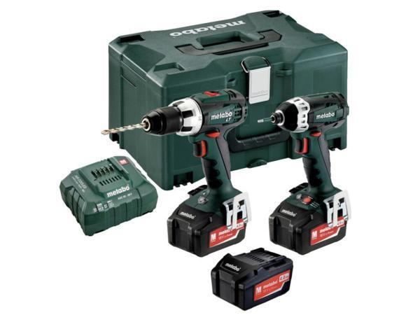 Veiling - Metabo boormachine en boorhamer set BS18LT + SSD18, Doe-het-zelf en Bouw, Gereedschap | Boormachines