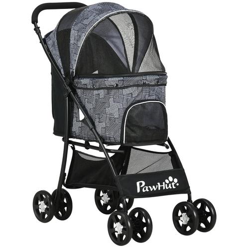 TRUUSK Opvouwbare Hondenbuggy - Kussen Inclusief - Netvenste, Dieren en Toebehoren, Honden-accessoires, Verzenden
