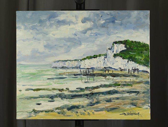 Jean Levasseur (1935-2024) - Matin à Saint Aubin sur Mer, Antiek en Kunst, Kunst | Schilderijen | Klassiek