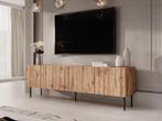 TV-Meubel eiken 190x41x59cm 4 deuren | TV kast, Nieuw, 150 tot 200 cm, Overige materialen, 25 tot 50 cm