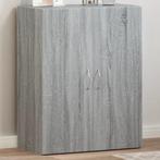vidaXL Archiefkast 60x32x77,5 cm bewerkt hout grijs sonoma, Huis en Inrichting, Verzenden, Nieuw