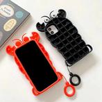 iPhone X Pop It Hoesje - Silicone Bubble Toy Case Anti, Telecommunicatie, Verzenden, Nieuw