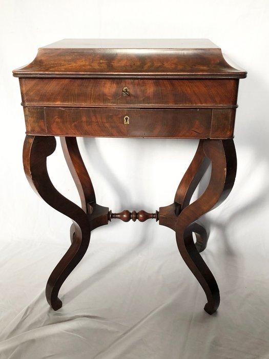 Tafel - Mahonie - Table à couture, Antiquités & Art, Antiquités | Autres Antiquités