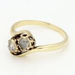 Ring - 14 karaat Geel goud - Diamant, Nieuw