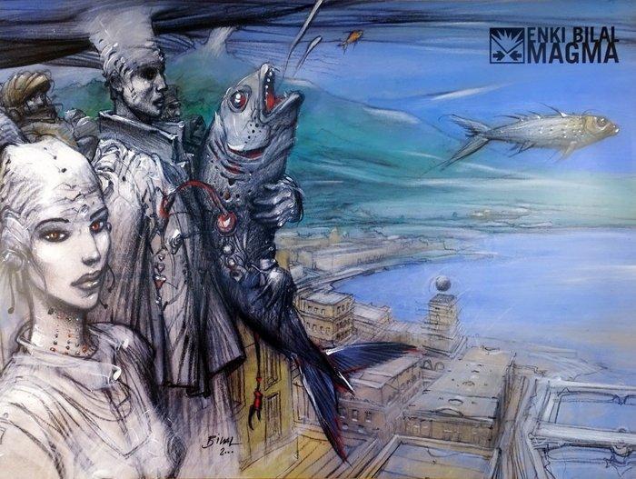 Bilal, Enki - 1 Offset Print - Magma, Boeken, Strips | Comics