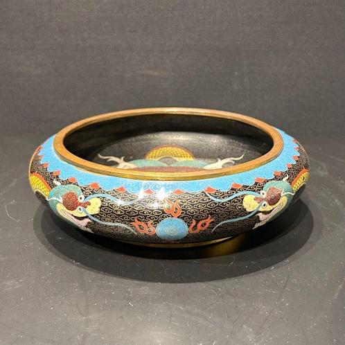 Lave-brosse - Bronze, Émail, cloisonné, Antiek en Kunst, Antiek | Overige Antiek