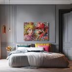 Canvas Fit - Alberto Ricardo - Mario, Peach, cultura pop,, Nieuw