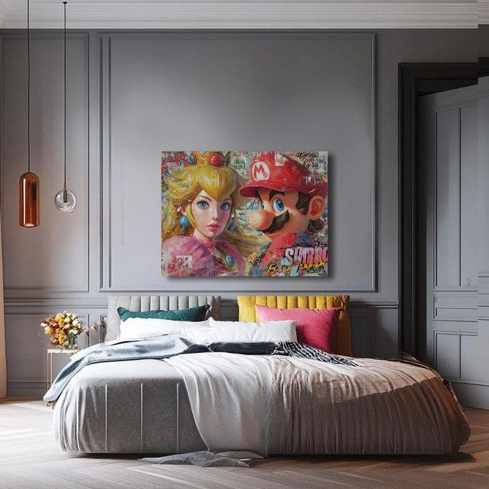 Canvas Fit - Alberto Ricardo - Mario, Peach, cultura pop,, Games en Spelcomputers, Spelcomputers | Overige Accessoires