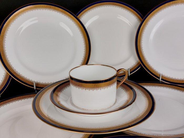 Hutschenreuther, Carolus Magnus - Theeservies (30) - Bleu, Antiek en Kunst, Curiosa en Brocante