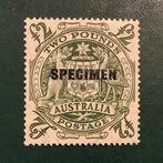 Australië 1946/1950 - 2 $ Struisvogel en Kangeroe met, Gestempeld