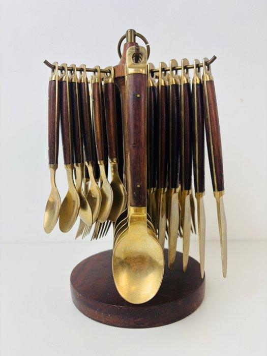 Bestekset - Mid-Century Scandinavische bestekset - Hout,, Antiek en Kunst, Antiek | Meubels | Tafels