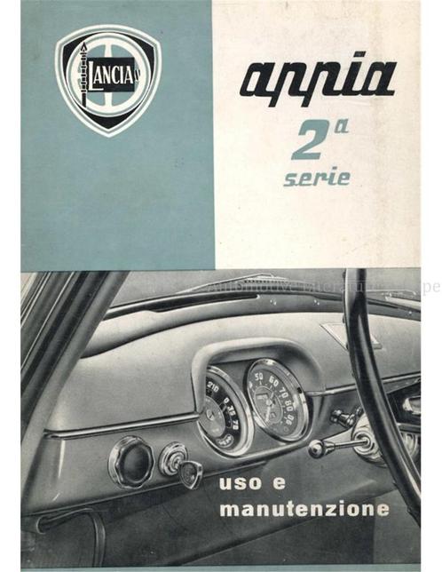1960 LANCIA APPIA SEDAN INSTRUCTIEBOEKJE ITALIAANS, Autos : Divers, Modes d'emploi & Notices d'utilisation