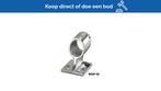 Bieden: Stanchion stainless steel center fittings 60 deg 80, Watersport en Boten, Ophalen of Verzenden, Nieuw