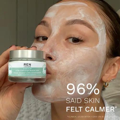 REN Clean Skincare Evercalm™ Ultra Comforting Rescue Mask, Bijoux, Sacs & Beauté, Beauté | Soins des cheveux, Envoi