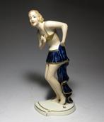 Royal Dux - Statue, Art Deco Dancer Sculpture - 18 cm -