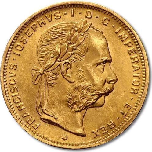 6,45 grams - Goud .900 - 8 Florins/20 Francs 1892, Postzegels en Munten, Edelmetalen en Baren