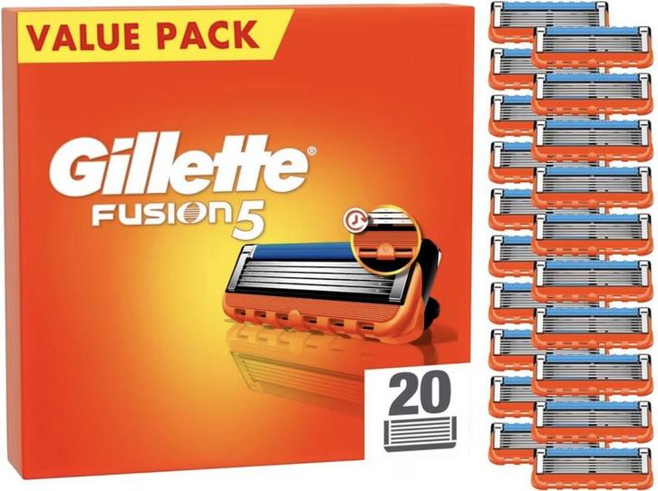 Gillette Fusion 5 Scheermesjes - Voordeelpak - 20 stuks, Verzamelen, Overige Verzamelen, Verzenden