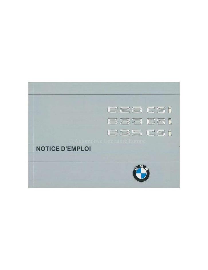 1979 BMW 6 SERIE INSTRUCTIEBOEKJE FRANS, Autos : Divers, Modes d'emploi & Notices d'utilisation, Enlèvement ou Envoi