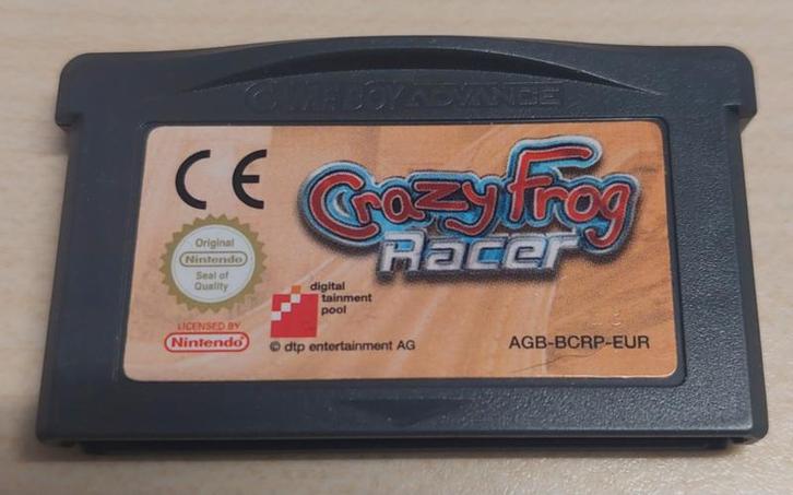 Crazy frog racer losse cassette (Gameboy Advance tweedehands, Games en Spelcomputers, Games | Nintendo Game Boy, Ophalen of Verzenden
