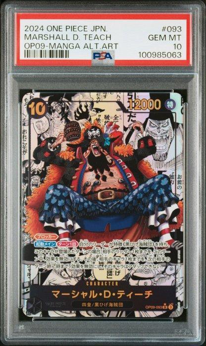 One Piece - 1 Graded card - One Piece - Marshall D Teach, Hobby en Vrije tijd, Verzamelkaartspellen | Overige