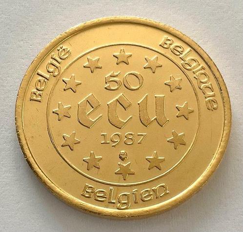 Belgique. 50 Ecu 1987 Kaiser Karl V. - 30. Jahrestag, Postzegels en Munten, Munten | Europa | Niet-Euromunten