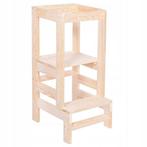 Houten Leertoren - Verstelbaar Kindertrapje - 90x39x52 cm..., Kinderen en Baby's, Ophalen of Verzenden, Nieuw