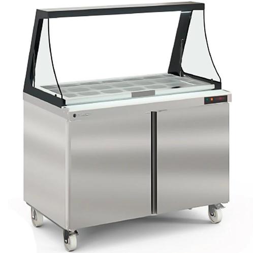 Saladette | US RANGE | 394L | 2 Deuren | Boven 18x 1/6 GN |, Zakelijke goederen, Horeca | Keukenapparatuur, Nieuw in verpakking