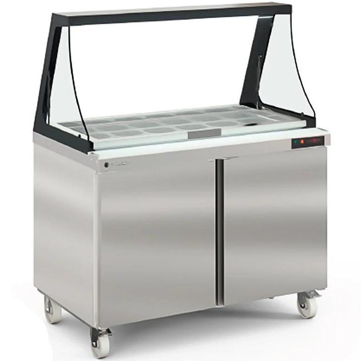 Saladette | US RANGE | 394L | 2 Deuren | Boven 18x 1/6 GN |, Zakelijke goederen, Horeca | Keukenapparatuur, Nieuw in verpakking