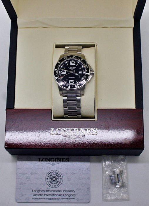 Longines - Hydro Conquest 30B with box and paper - L3.640.4, Handtassen en Accessoires, Horloges | Antiek